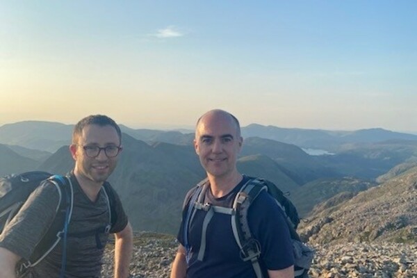 Three Peaks Challenge completed by Alan and Geraint, image of mountain