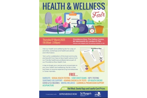 Health Fair flyer