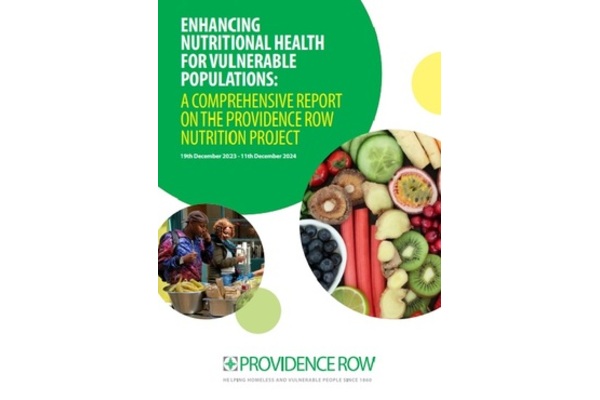 Providence Row Nutrition Report cover
