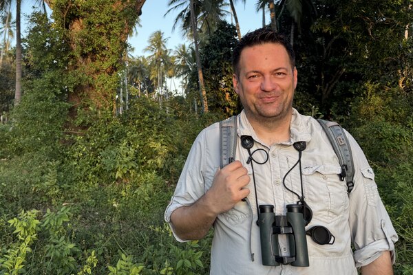 Alex Georgiev in the field