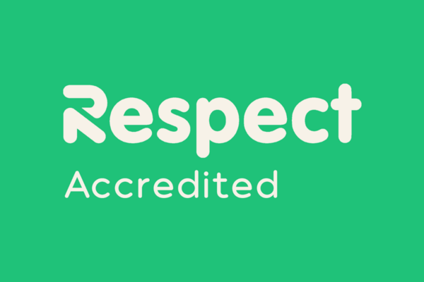 Logo saying "Respect accredited"