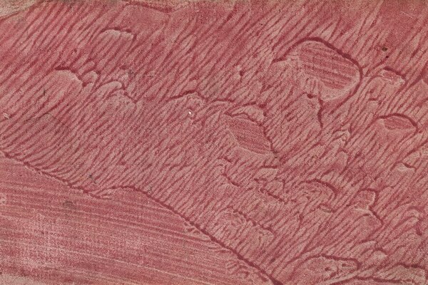 Red pulled paste paper