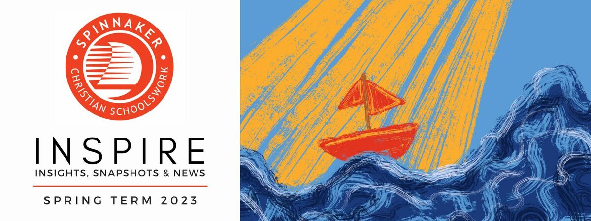 INSPIRE NEWSLETTER LOGO AND BOAT ON THE WAVES PICTURE