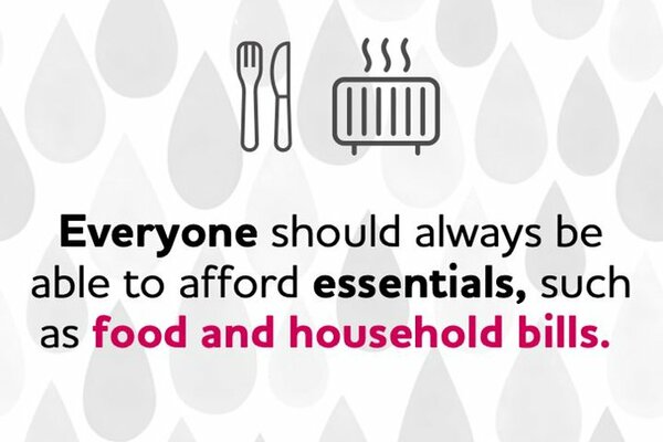 everyone should be able to afford essentials