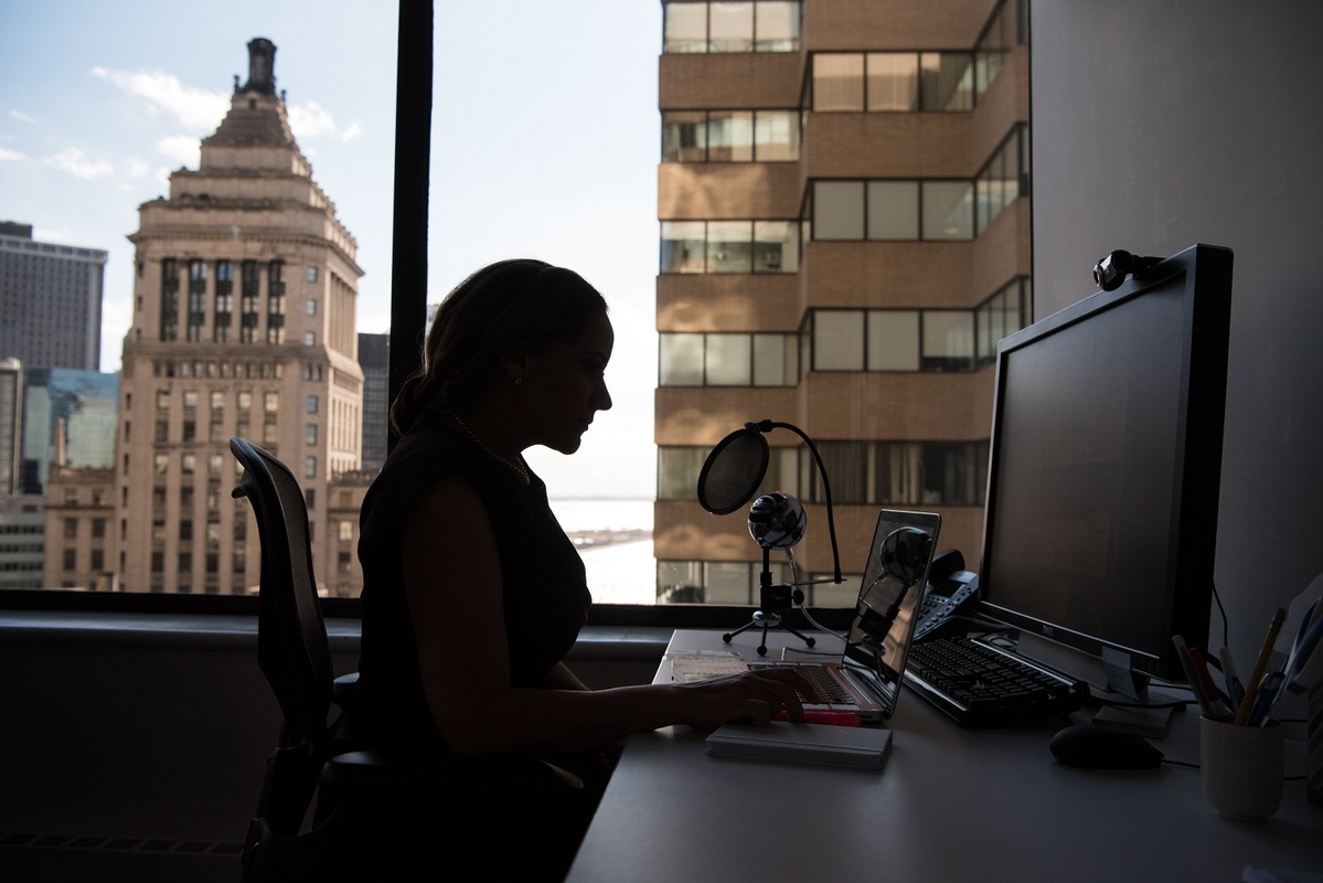 Woman at desk