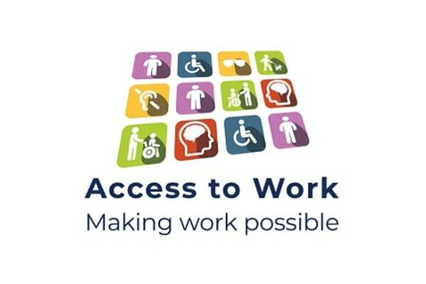 Access to work logo