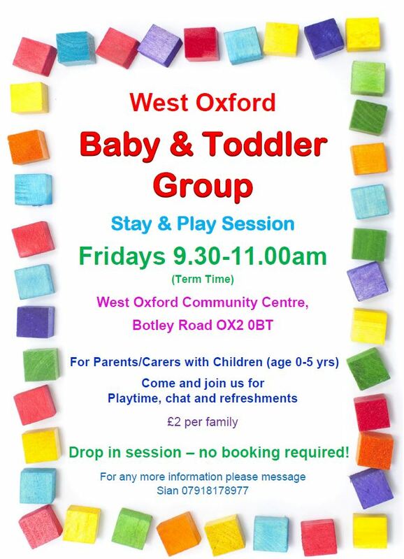 Baby and Toddler Group | West Oxford Community Association